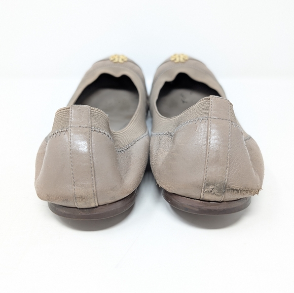 Tory Burch Beige Jolie Ballet Flats 9.5 - Picture 6 of 10